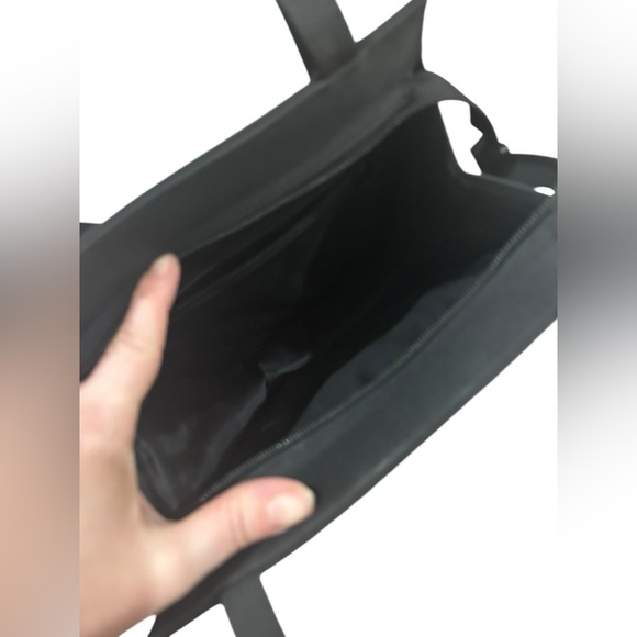 Vintage 90s black and white fur animal print shoulder bag - Picture 7 of 10